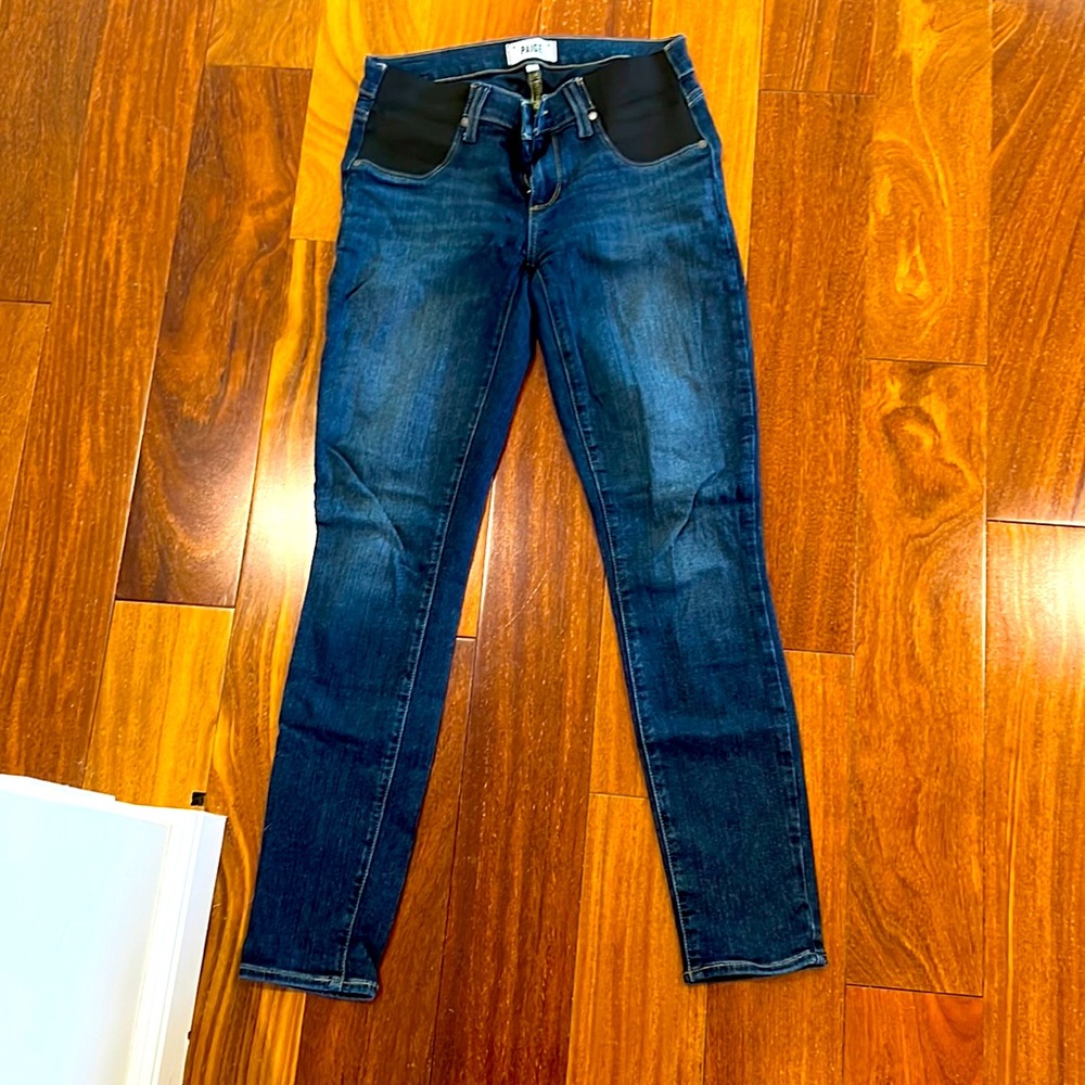 Size 27 Paige maternity verdugo ultra skinny jeans